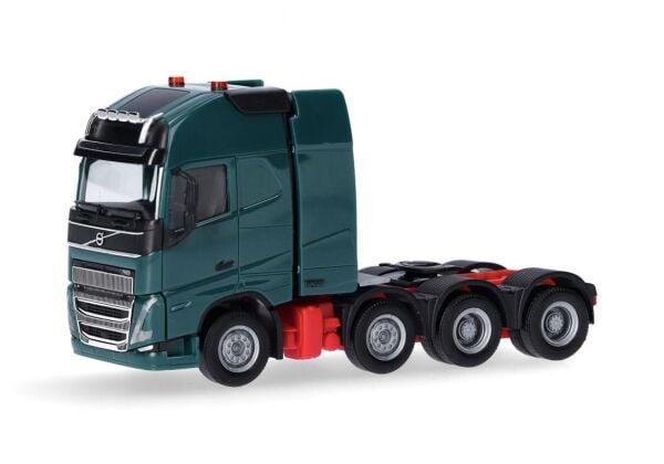 Herpa 317993 1/87 Ölçek, Volvo FH 16 GL XL 2020 Çekici, Mavi/Yeşil, Sergilemeye Hazır Model Araç