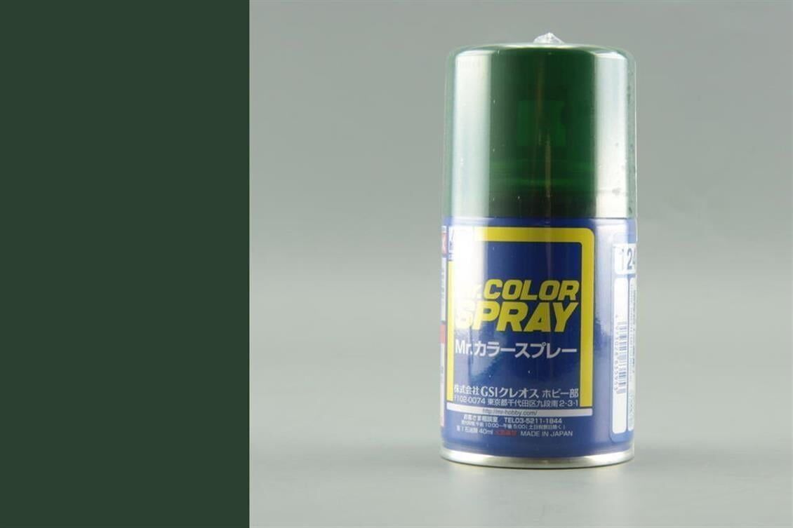 Mr.Hobby S-124 100 ml. Dark Green (Mitsubishi), Sprey Model Boyası