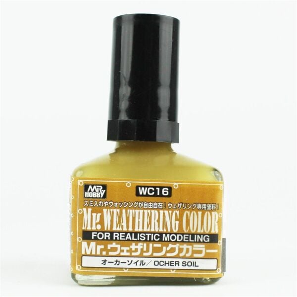 Mr.Hobby WC-16 40 ml. Weathering Color Ocher Soil, Eskitme Model Boyası