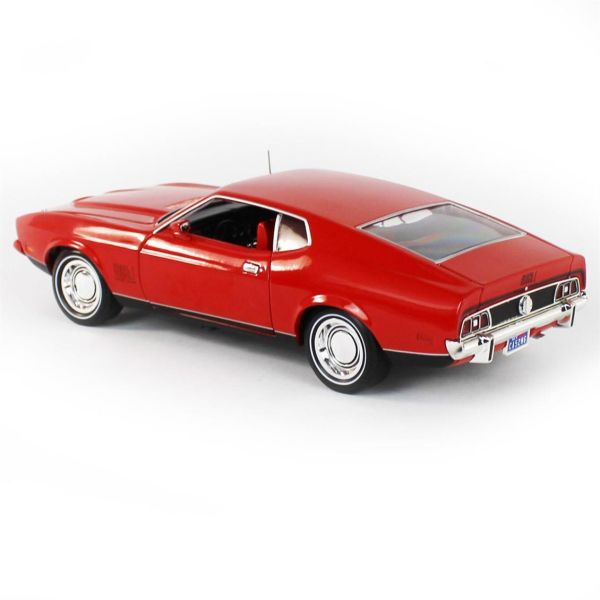 AutoWorld AWSS126 1/18 Ölçek, 1971 James Bond Ford Mustang Mach-1, Diamonds Are Forever, Sergilemeye Hazır Metal Araba Modeli