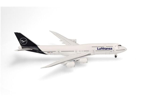 Herpa 531283-001 1/500 Ölçek, Lufthansa Boeing 747-8 Intercontinental – D-ABYC (Sachsen), Metal, Sergilemeye Hazır Model Yolcu