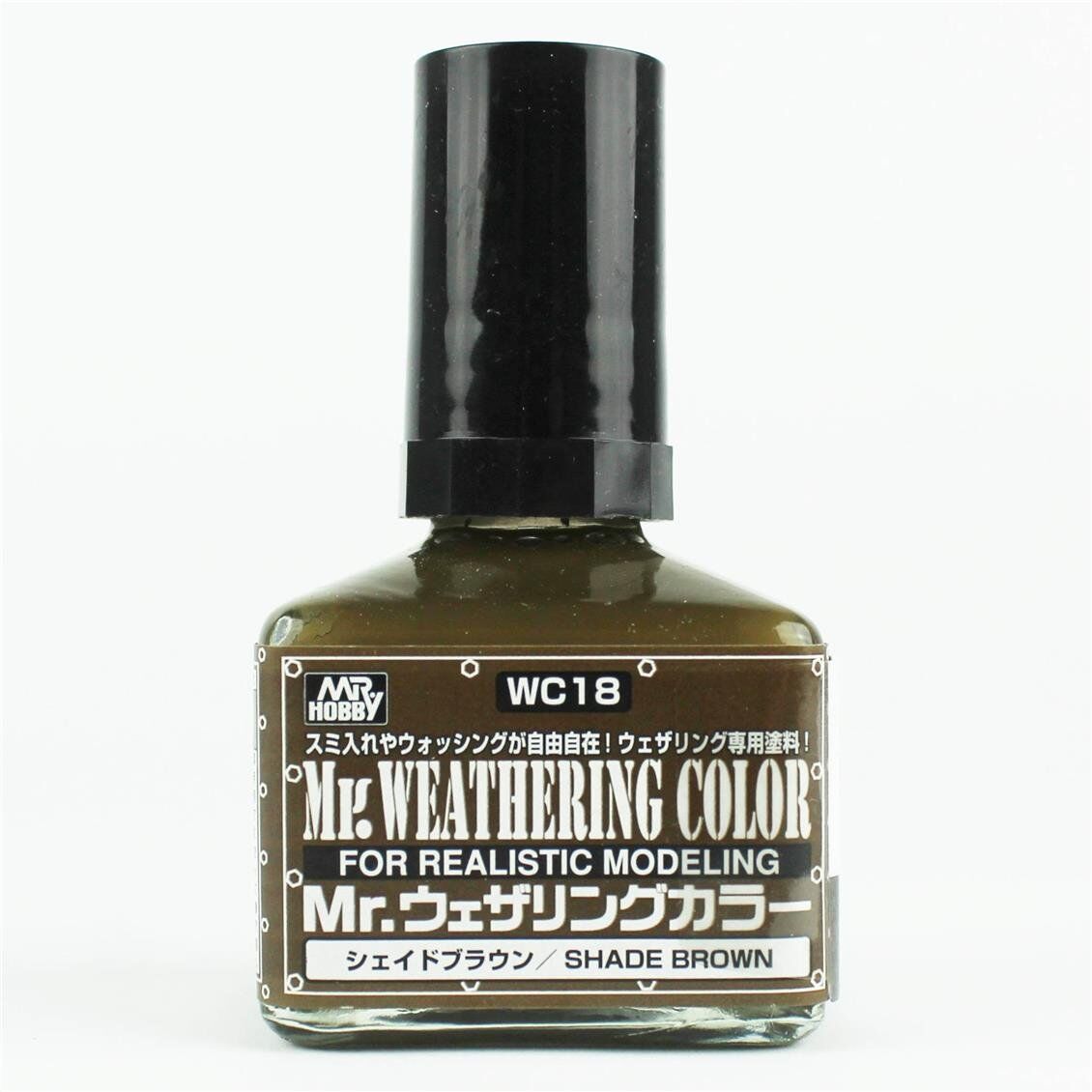 Mr.Hobby WC-18 40 ml. Weathering Color Shade Brown, Eskitme Model Boyası
