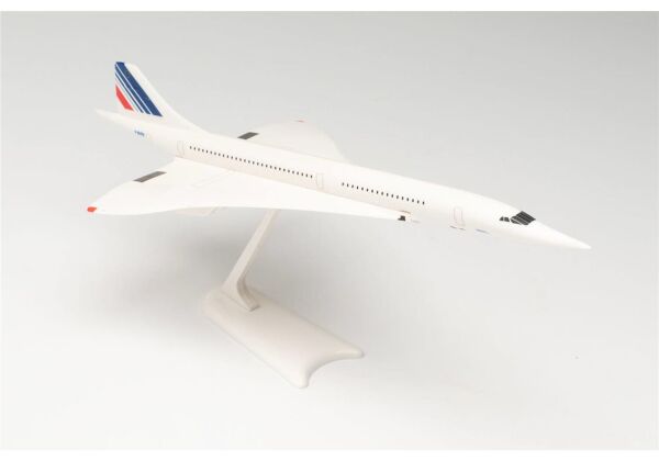 Herpa 605816-001 1/250 Ölçek, Air France Concorde - F-BVFB, Sergilemeye Hazır Model Yolcu Uçağı