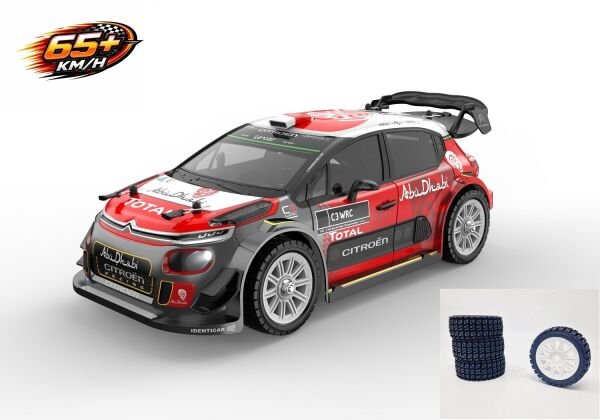 MJX 1/14 Citroen C3 WRC 14303 Hyper Go 4x4 Fırçasız (Brushless) Motor ve Escli, 2.4Ghz Uzaktan Kumandalı Ralli Aracı 2S Li-po Versiyon +4 Adet Ralli Lastiği