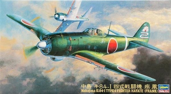 Hasegawa JT67 9067 1/48 Ölçek, Nakajima Ki84-I Type 4 Fighter Hayate (Frank), Savaş Uçağı, Plastik Model kiti