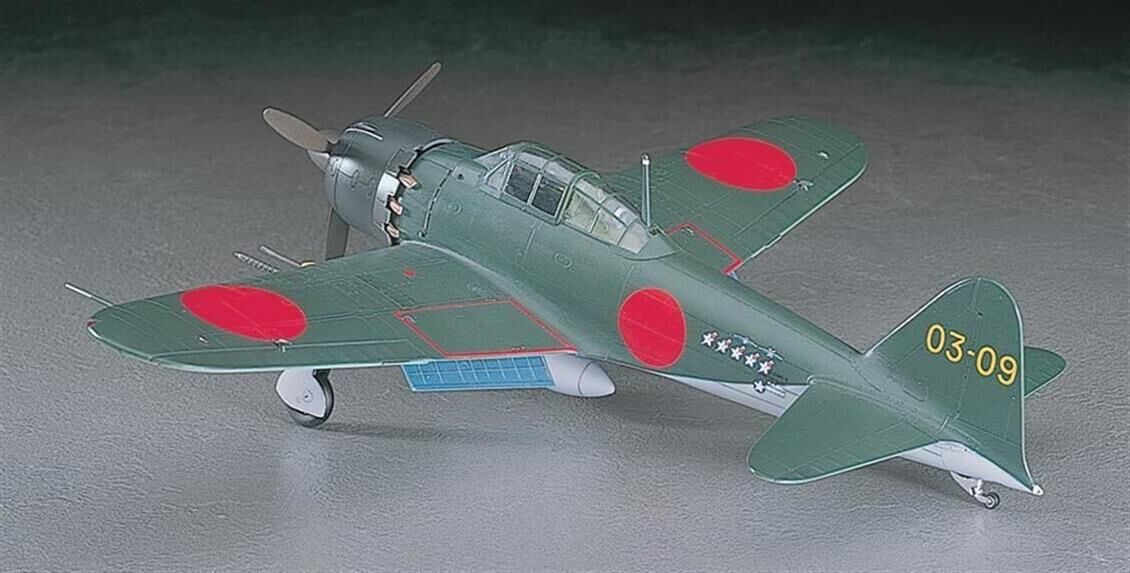 Hasegawa JT72 9072 1/48 Ölçek, Mitsubishi A6M5c Zero Fighter Type 52 Hei, Savaş Uçağı, Plastik Model kiti