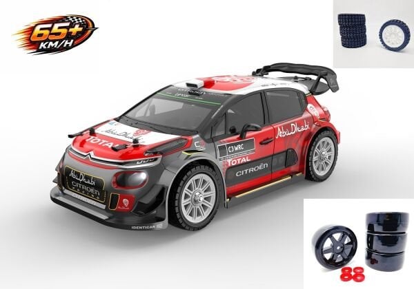 MJX 1/14 Citroen C3 WRC 14303 Hyper Go 4x4 Fırçasız (Brushless) Motor ve Escli, 2.4Ghz Uzaktan Kumandalı Ralli Aracı +Full Paket