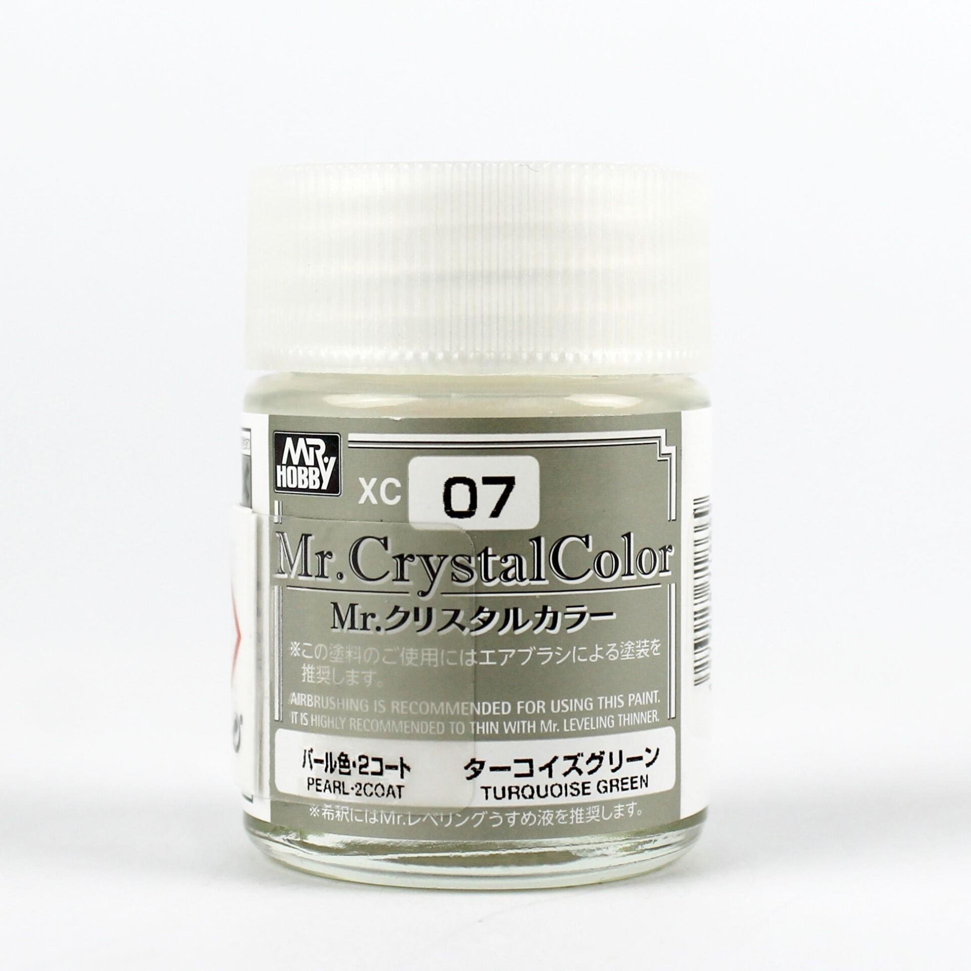 Mr.Hobby XC-07 18 ml. Turquoise Green, Mr.Crystal Color Serisi Model Boyası