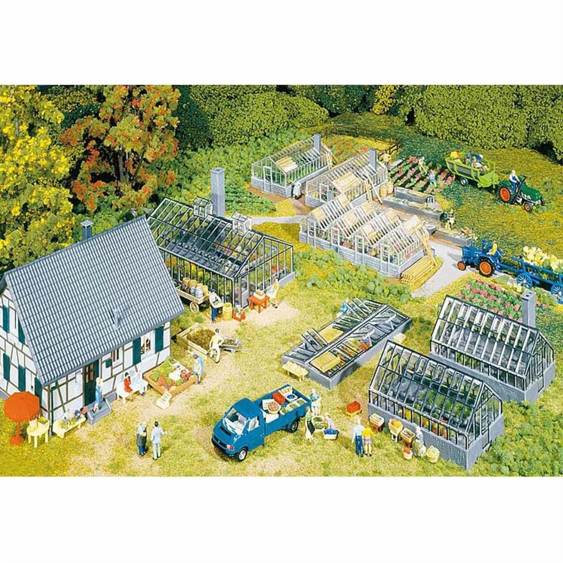 Faller 130253 1/87 Ölçek, Çiçek Üretim Seraları, Plastik Model Kiti