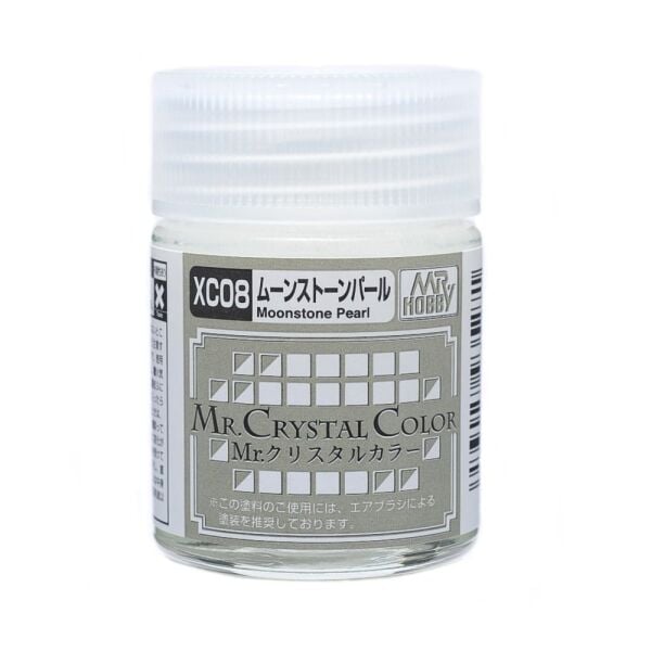 Mr.Hobby XC-08 18 ml. Moonstone Pearl, Mr.Crystal Color Serisi Model Boyası