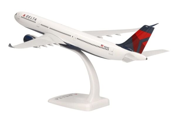 Herpa 612388 1/200 Ölçek, Delta Air Lines Airbus A330-900 neo, Sergilemeye Hazır Model Yolcu Uçağı