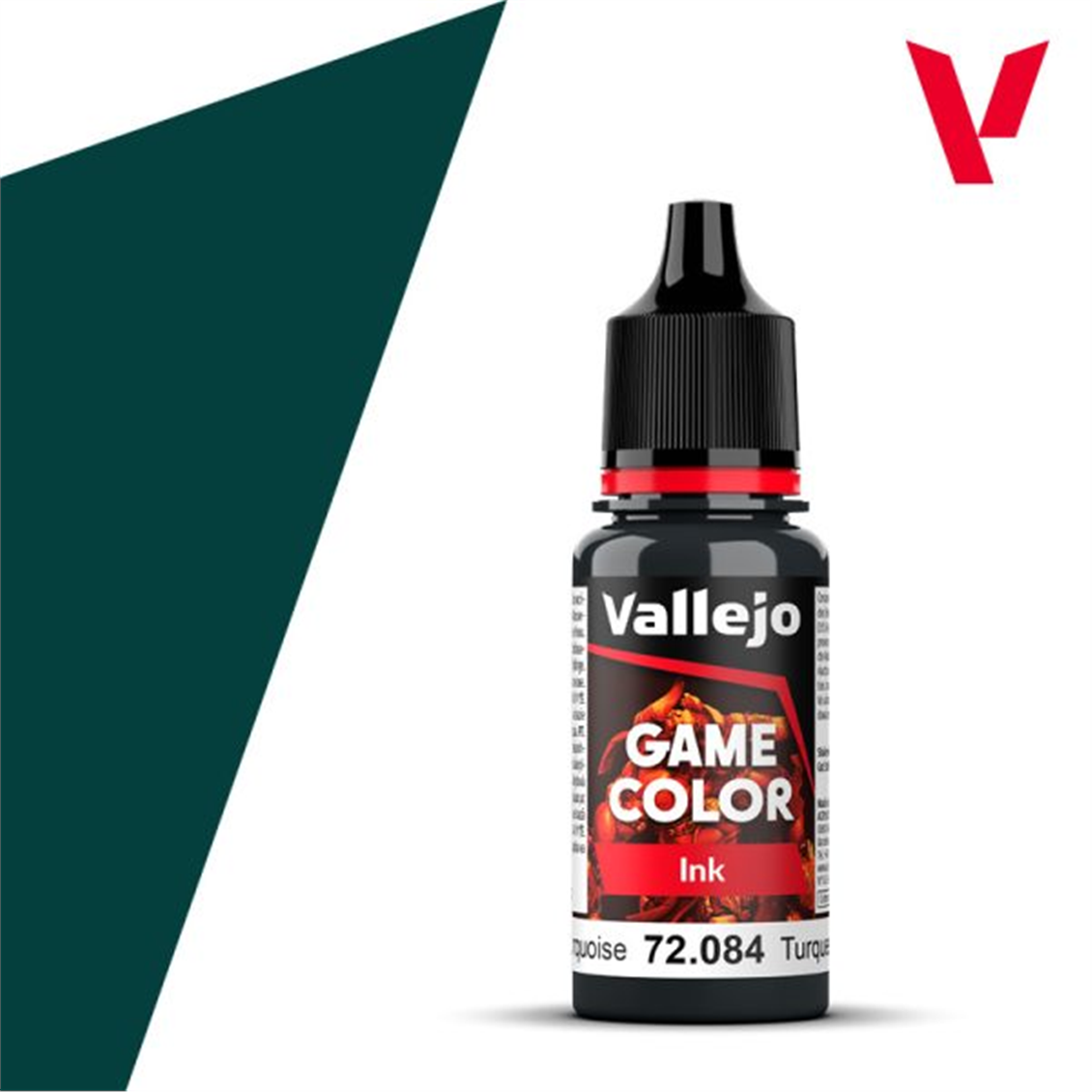 Vallejo 72084 18 ml. Dark Turquoise, Game Color Serisi Model Boyası