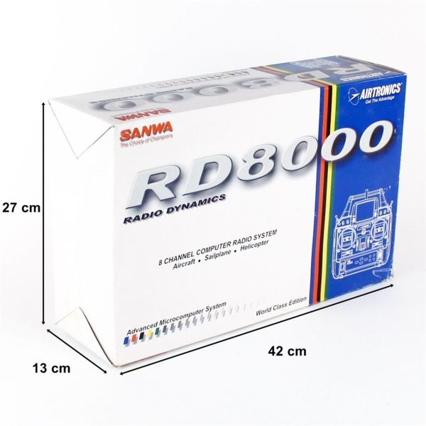 Sanwa 25376 Rd-8000 8 Kanal Full Bilgisayarlı Fm 35 Mhz