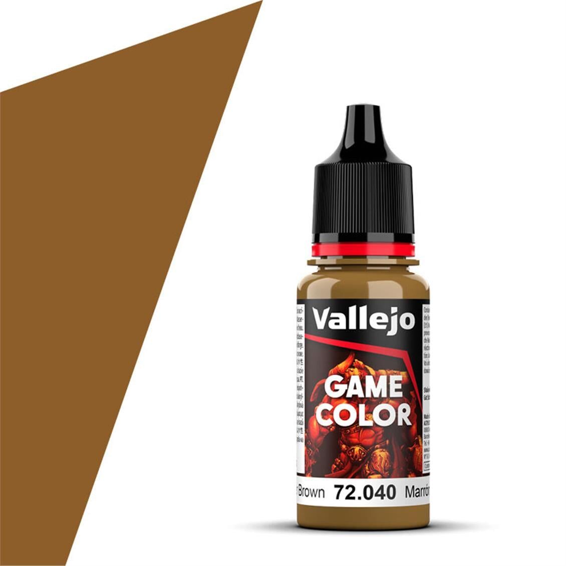Vallejo 72040 18 ml. Leather Brown Game Color Serisi Model Boyası