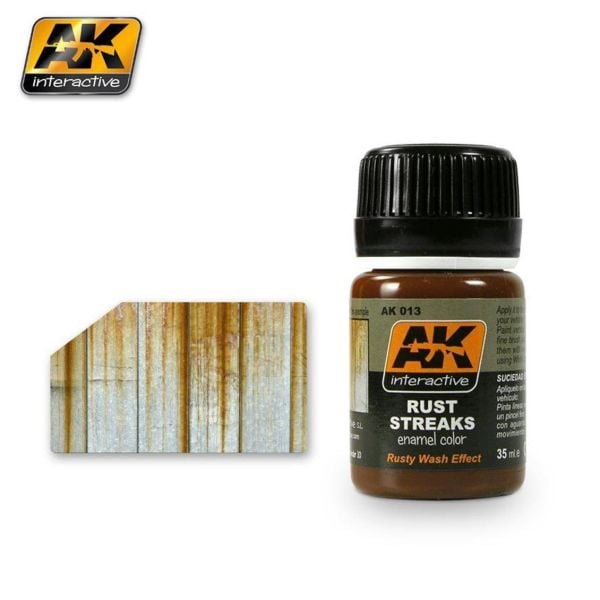 AK Interactive 013 35 ml. Pas Çizgileri Efekti, Enamel Model Boyası