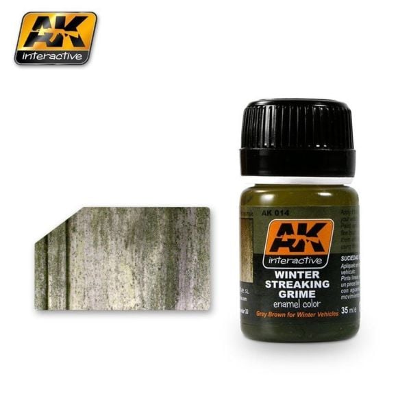AK Interactive 014 35 ml. Kış Kiri Çizgileri Efekti, Enamel Model Boyası