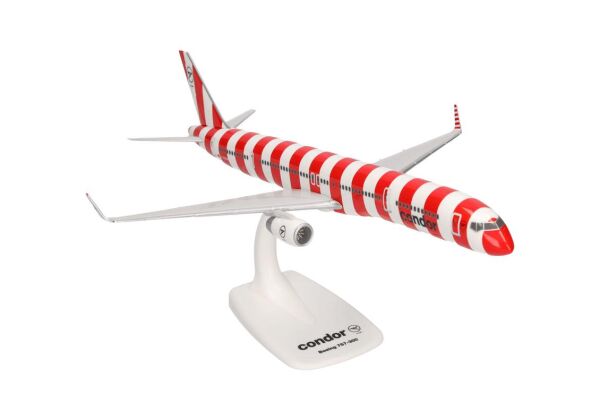 Herpa 613606-001 1/200 Ölçek, Condor Boeing 757-300 (Passion) D-ABOM, Sergilemeye Hazır Model Yolcu Uçağı