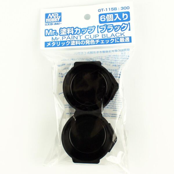 Mr.Hobby GT-115B Boyama Kabı, Siyah, 6 Adet
