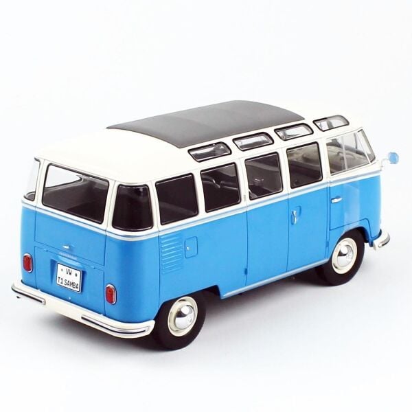 Solido 1/18 Ölçek, Volkvagen T1 Samba Minibüs 1962, ,Sergilemeye Hazır Model Araba