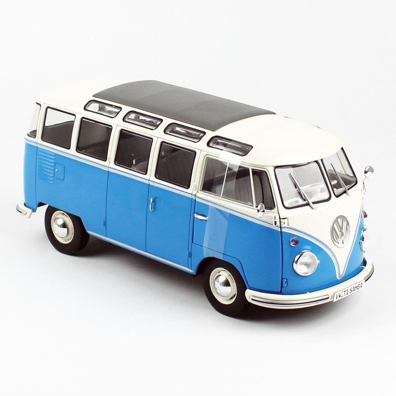 Solido 1/18 Ölçek, Volkvagen T1 Samba Minibüs 1962, ,Sergilemeye Hazır Model Araba