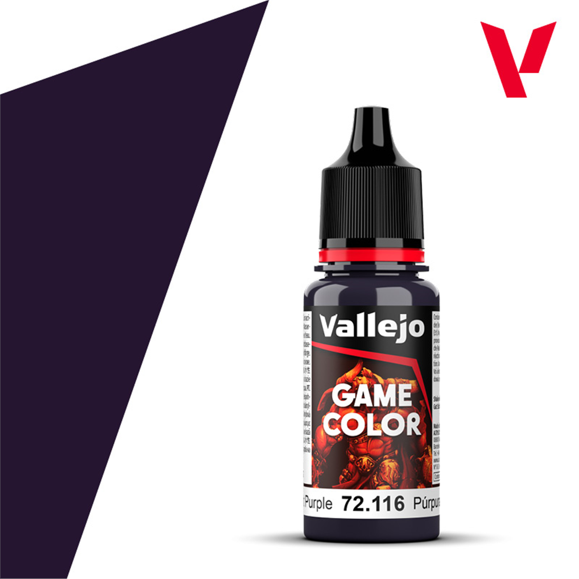 Vallejo 72116 18 ml. Midnight Purple, Game Color Serisi Model Boyası