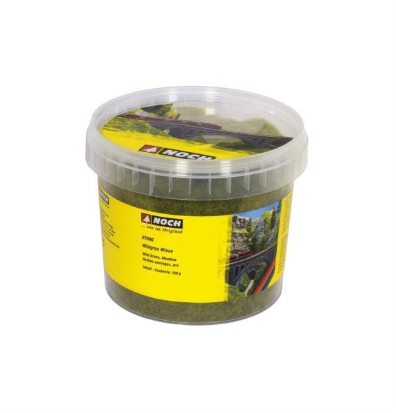 Noch 7090 Yabani Otlar, Çayır Yeşili, 6 mm, 100 Gram Diorama Malzemesi
