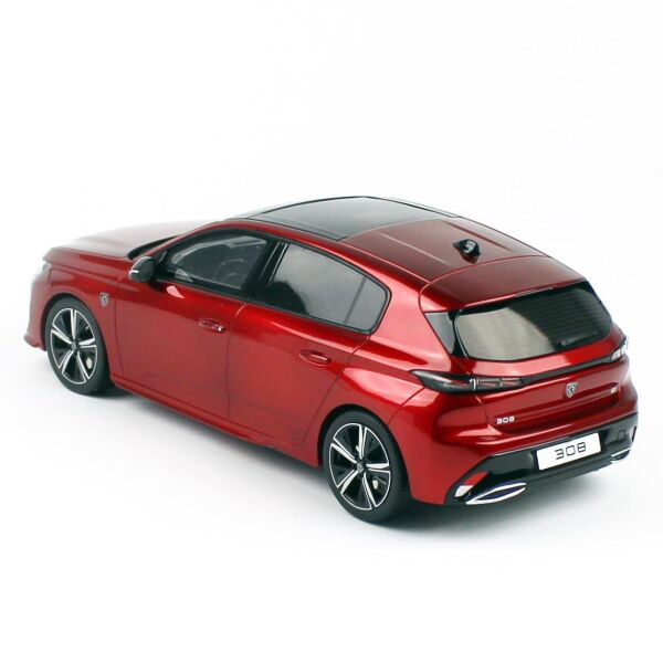 Otto-Mobile 1/18 Ölçek, Peugeot 308 GT 2022, ,Sergilemeye Hazır Model Araba
