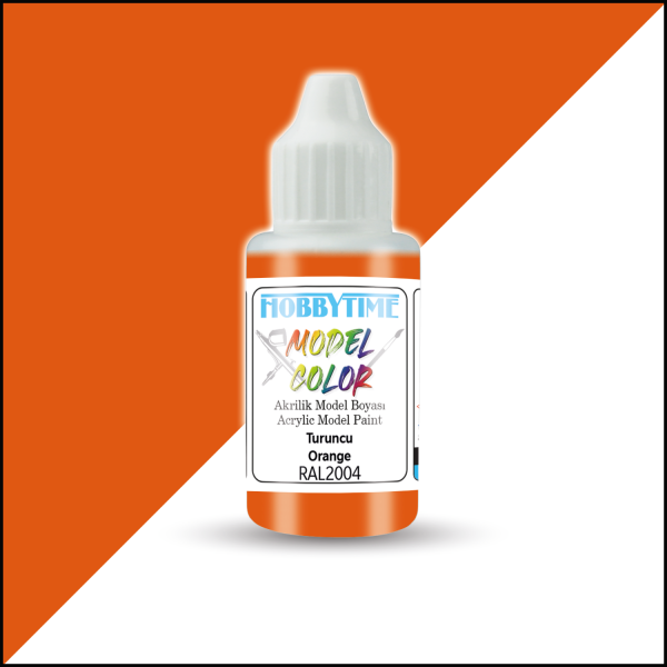 Hobbytime 450 18 ml. RAL2004 Turuncu (Orange), Akrilik Model Boyası