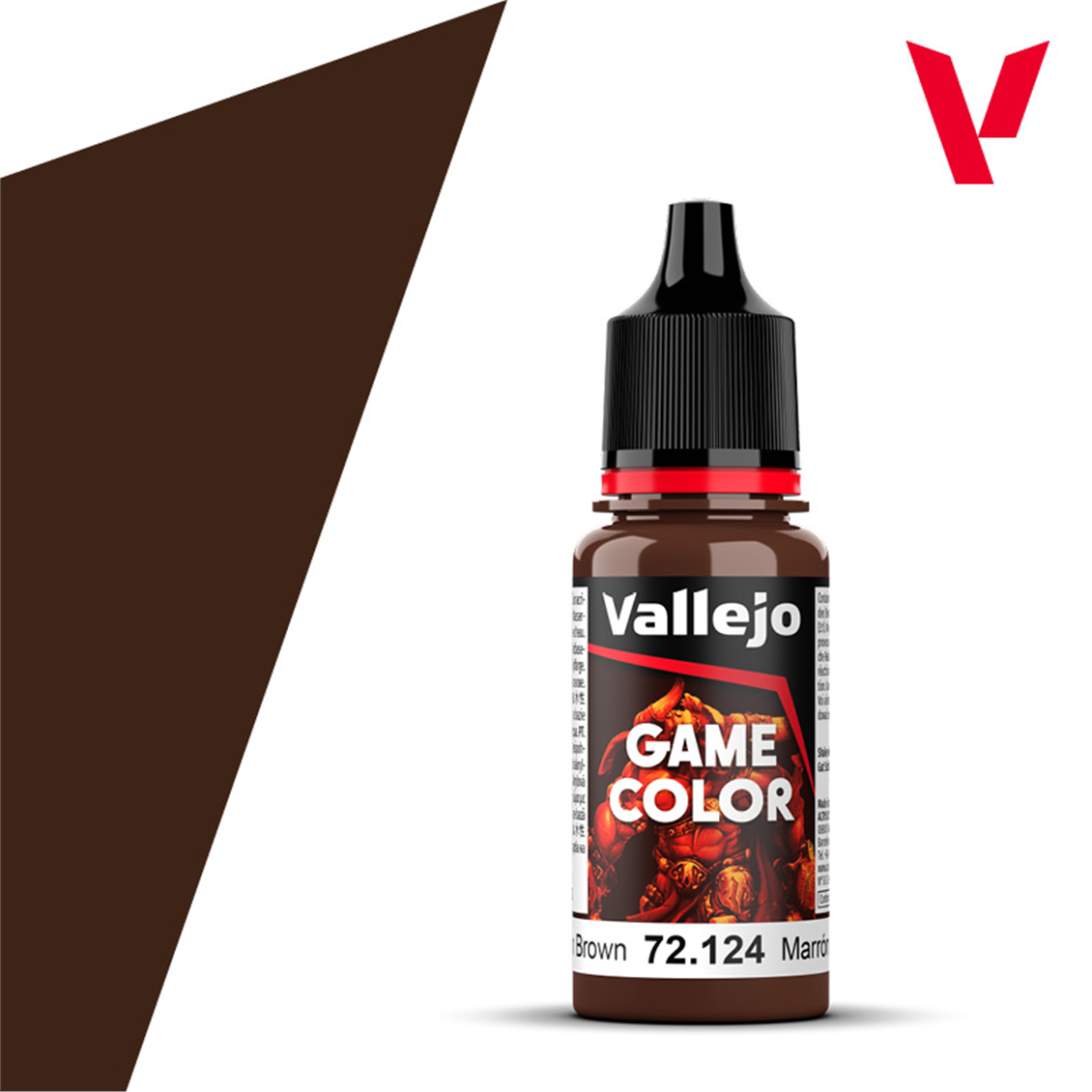 Vallejo 72124 18 ml. Gorgon Brown, Game Color Serisi Model Boyası