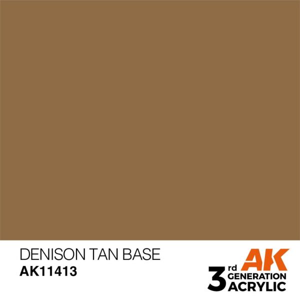 AK 11413 17 ml. Denison Tan Base, Figür Serisi 3GEN Akrilik Model Boyası