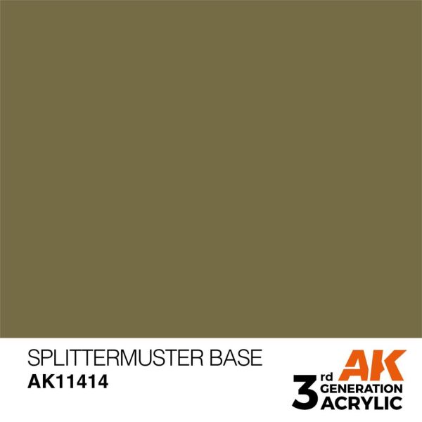 AK 11414 17 ml. Splittermuster Base, Figür Serisi 3GEN Akrilik Model Boyası