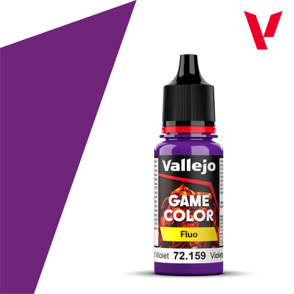Vallejo 72159 18 ml. Fluorescent Violet, Game Color Serisi Model Boyası