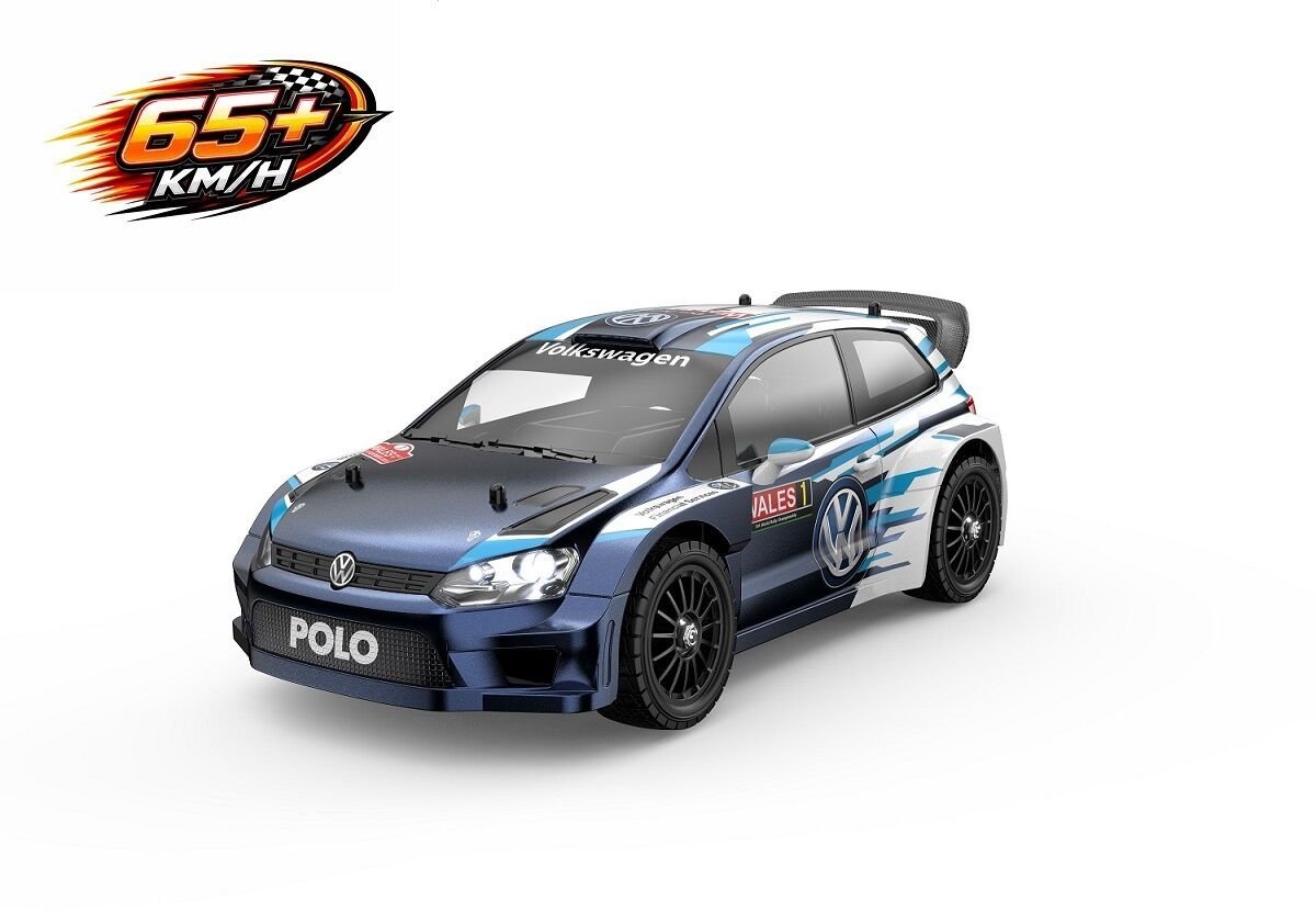 MJX 1/14 Wolkswagen Polo R WRC 14304 Hyper Go 4x4 Fırçasız (Brushless) Motor ve Escli, 2.4Ghz Uzaktan Kumandalı Ralli Aracı Normal Paket