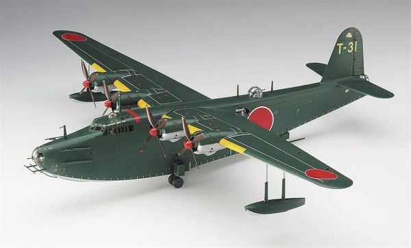 Hasegawa E45 1575 1/72 Ölçek, Kawanishi H8K2 Type 2, Askeri Deniz Uçağı, Plastik Model kiti