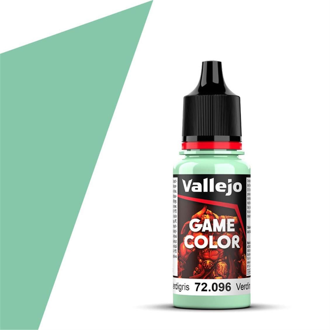 Vallejo 72096 18 ml. Verdigris, Game Color Serisi Model Boyası