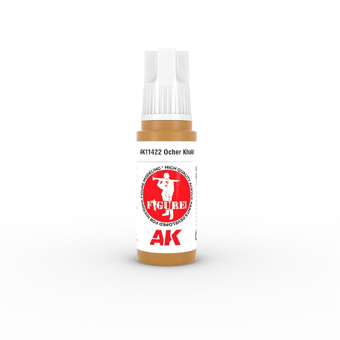 AK 11422 17 ml. Ocher Khaki, Figür Serisi 3GEN Akrilik Model Boyası