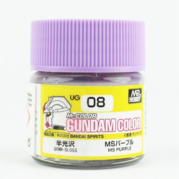 Mr.Hobby UG-08 10 ml. MS Purple, Gundam Color Serisi Model Boyası