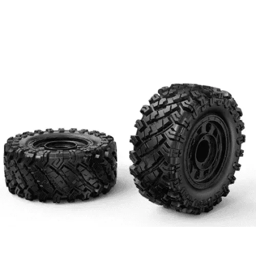 MJX Hyper Go 14211 Black Wheels with Tyres (2 Pack) - Part Number 14300F