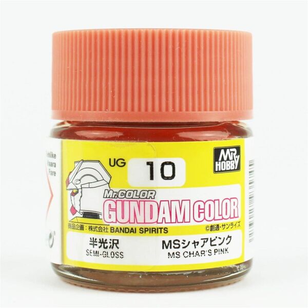 Mr.Hobby UG-10 10 ml. MS Char's Pink, Gundam Color Serisi Model Boyası