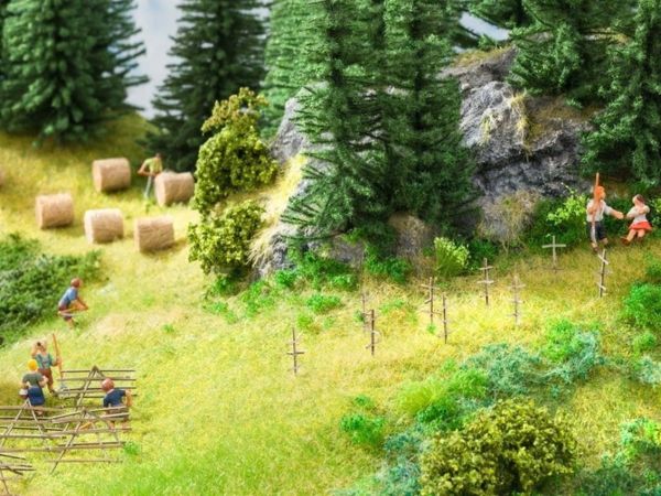 Noch 7460 Saman Balyaları, 18 Adet Diorama Malzemesi