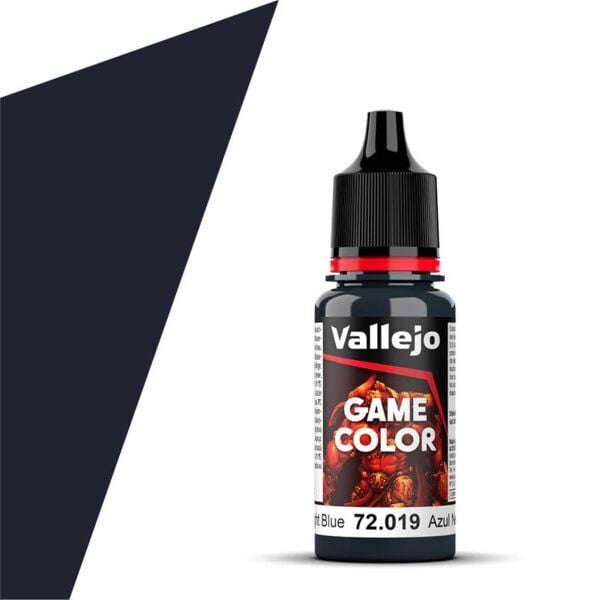 Vallejo 72019 18 ml. Night Blue, Game Color Serisi Model Boyası