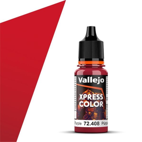 Vallejo 72408 18 ml. Cardinal Purple, Xpress Game Color Serisi Model Boyası