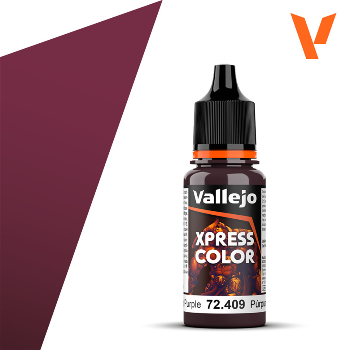 Vallejo 72409 18 ml. Deep Purple, Xpress Game Color Serisi Model Boyası