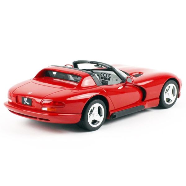 GTspirit 156 1/18 Ölçek, Dodge Viper RT/10 (Resin Seri), Kırmızı, Sergilemeye Hazır Metal Araba Modeli