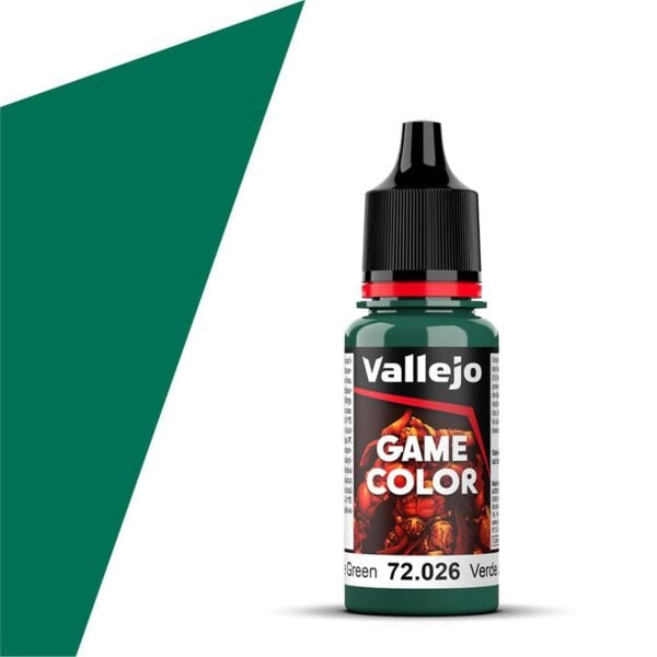 Vallejo 72026 18 ml. Jade Green, Game Color Serisi Model Boyası