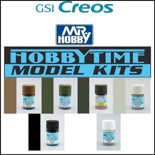 Hobbytime Gunze Sea Camo Boya Seti-6 Adet 10 Ml.