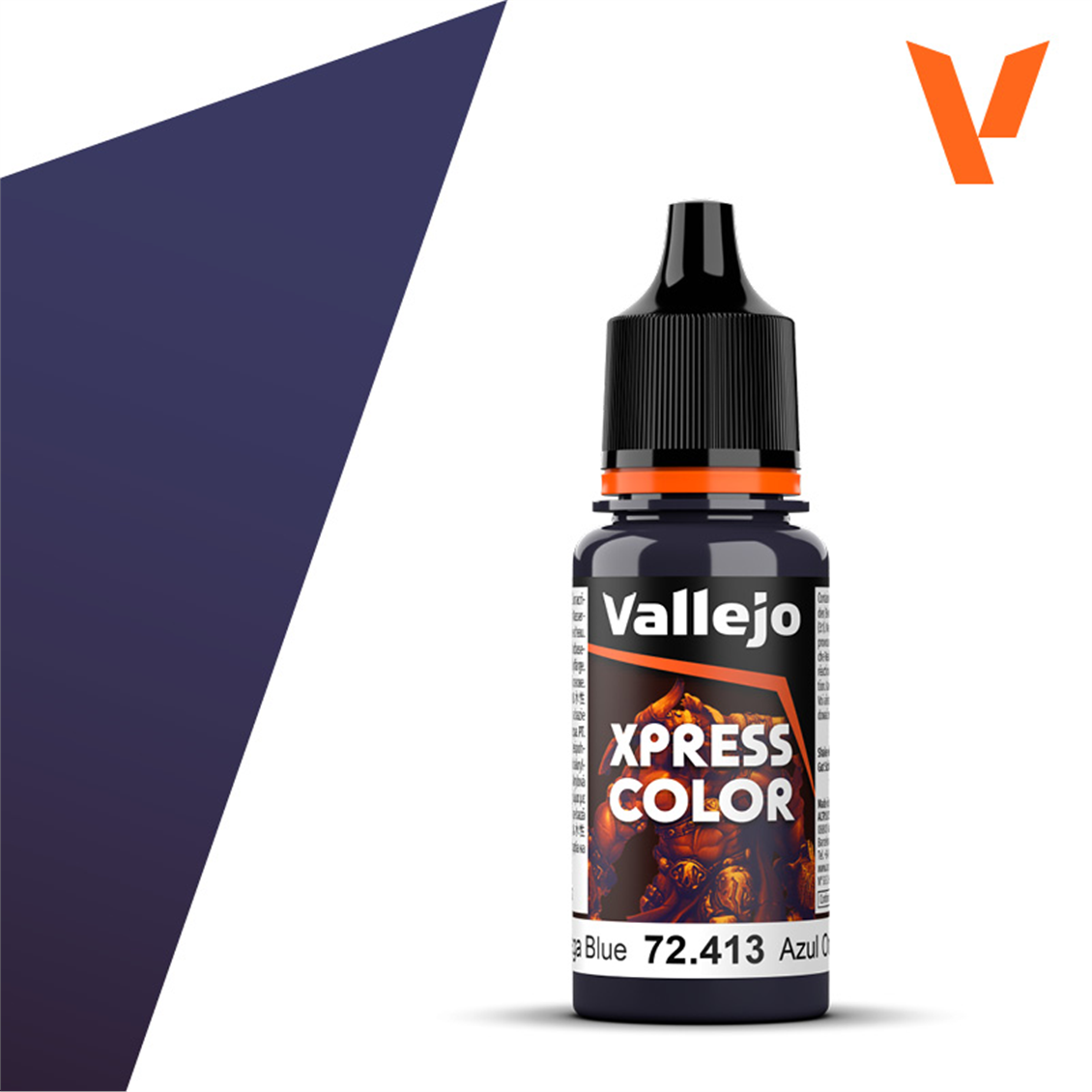 Vallejo 72413 18 ml. Omega Blue, Xpress Game Color Serisi Model Boyası