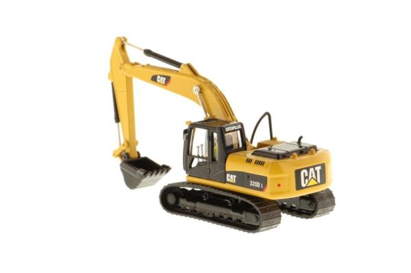 Diecast Masters 85262 1/87 Ölçek, Cat 320D L Ekskavatör, Sergilemeye Hazır Metal İş Makinası Modeli