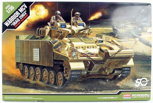 Academy 13201 1/35 Ölçek, İngiliz Zırhlı Personel Taşıyıcı (Warrior Irak 2003), Plastik Model kiti