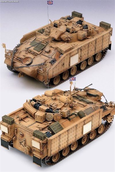 Academy 13201 1/35 Ölçek, İngiliz Zırhlı Personel Taşıyıcı (Warrior Irak 2003), Plastik Model kiti